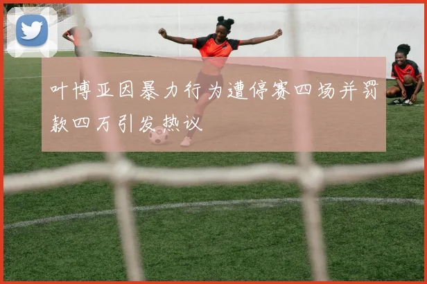叶博亚因暴力行为遭停赛四场并罚款四万引发热议